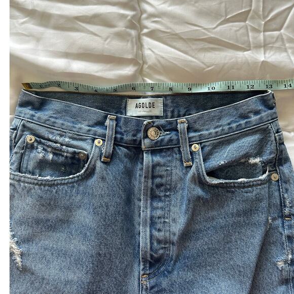 AGOLDE 90s Mid Rise Loose Fit Jeans 24 - Picture 6 of 10